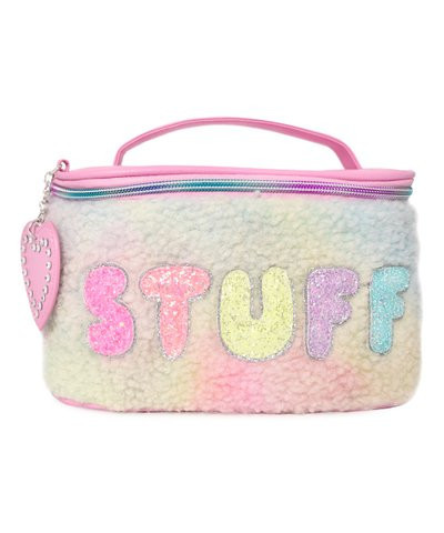 OMG Accessories Bubble Gum 'Stuff' Sherpa Train Case | Zulily