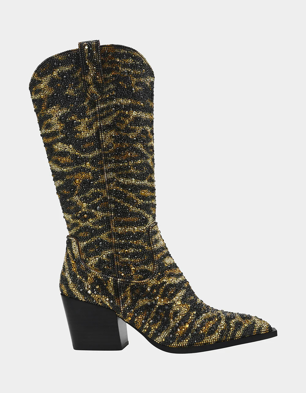 CASH LEOPARD Western Boot | Animal Print Boots | Betsey Johnson