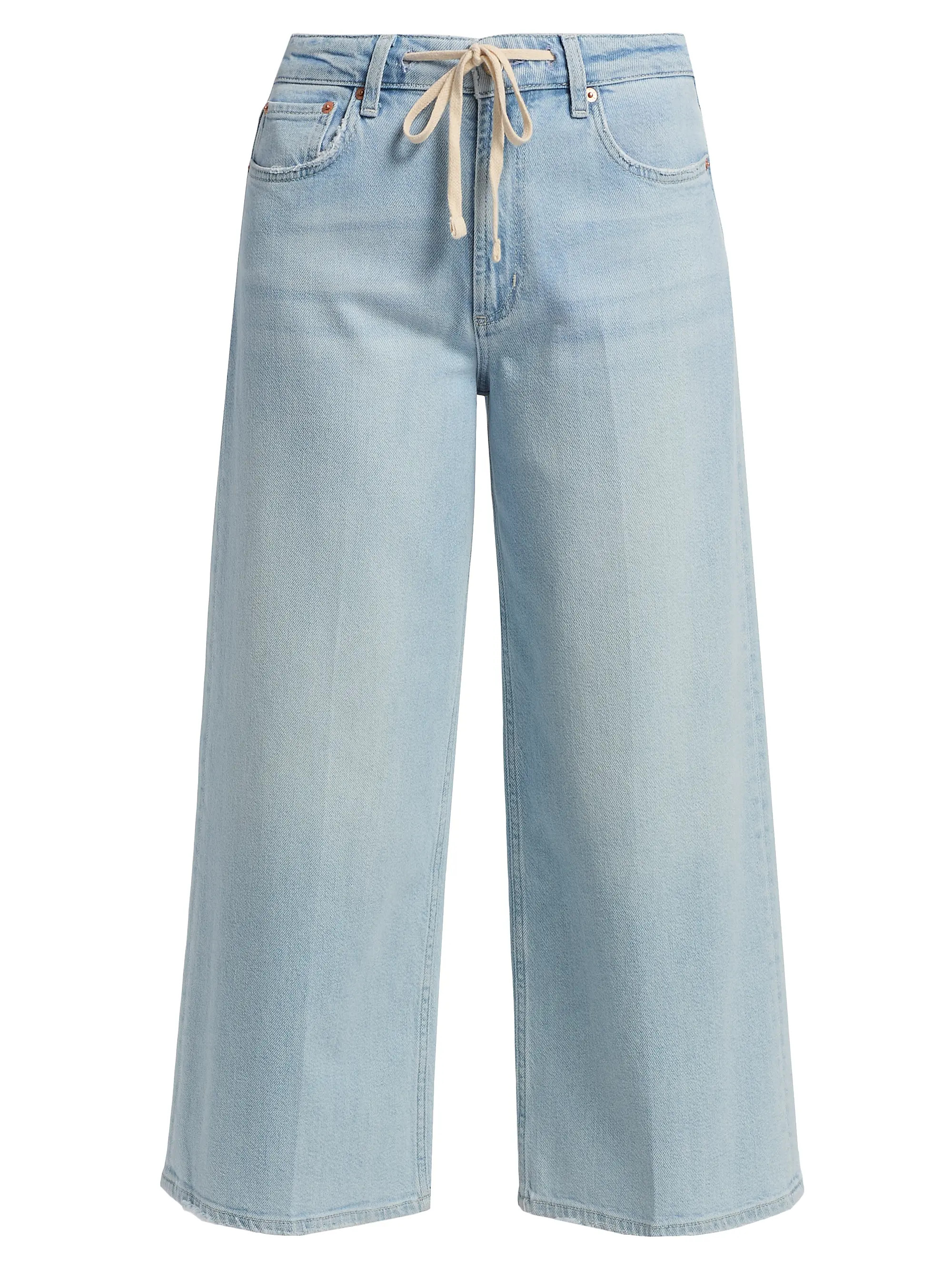 Angeleno Drawstring Crop Jeans | Saks Fifth Avenue