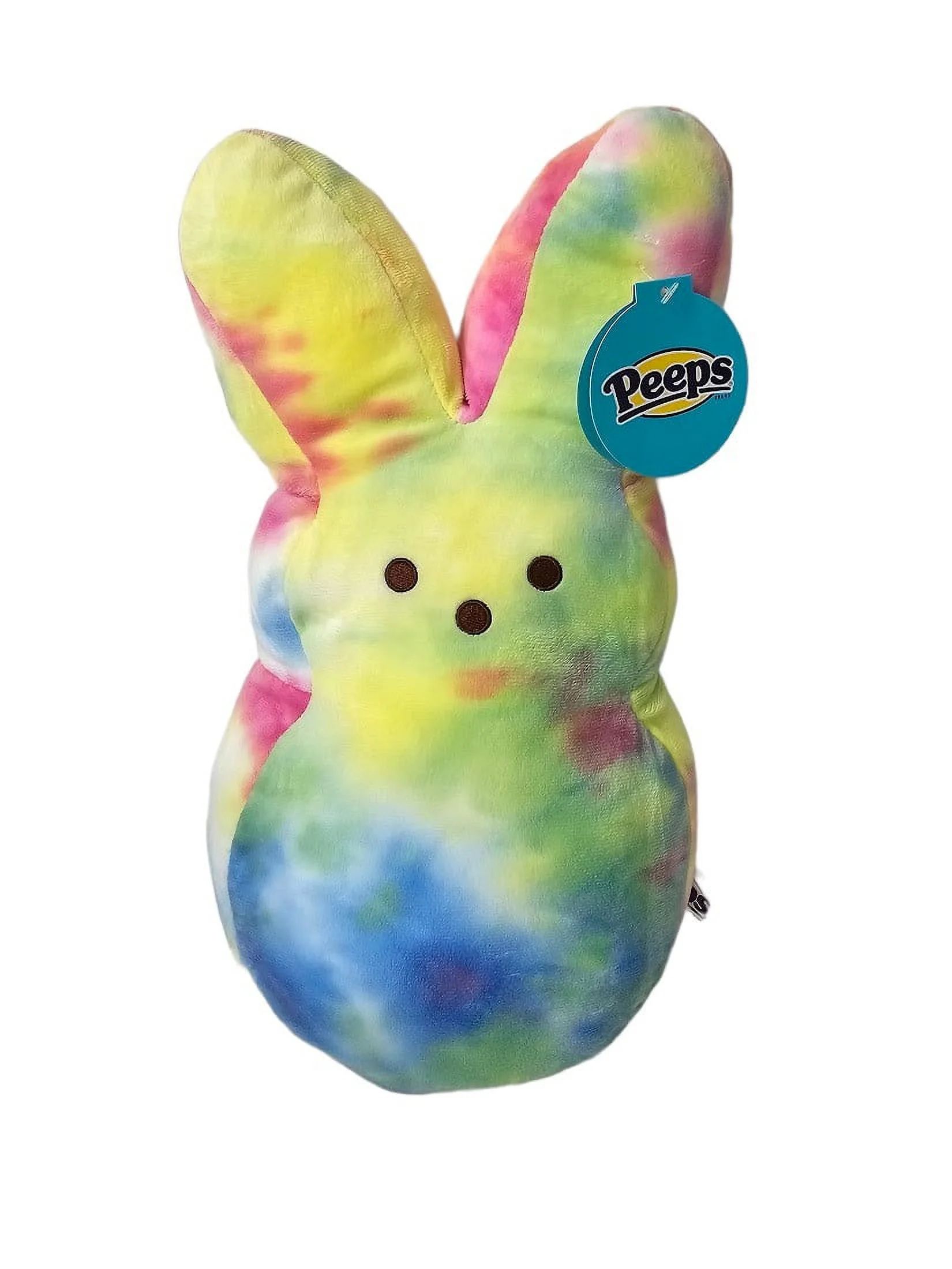 Peeps Large Marshmallow Bunny Easter Plush, 15-in - Multicolor | Walmart (US)