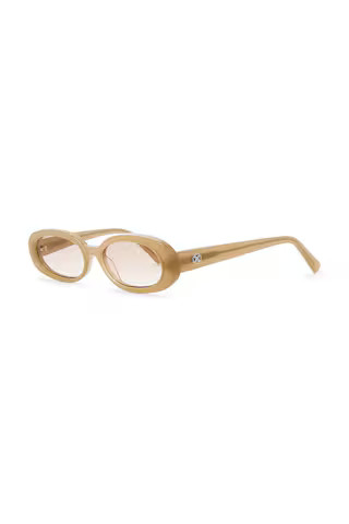 DEVON WINDSOR Lima Sunglasses in Beige from Revolve.com | Revolve Clothing (Global)