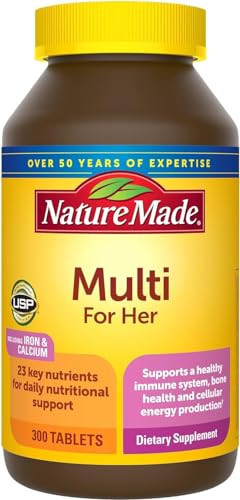 Nature Made Women's Multivitamin Tablets, 300 Count for Daily Nutritional Support | Amazon (US)