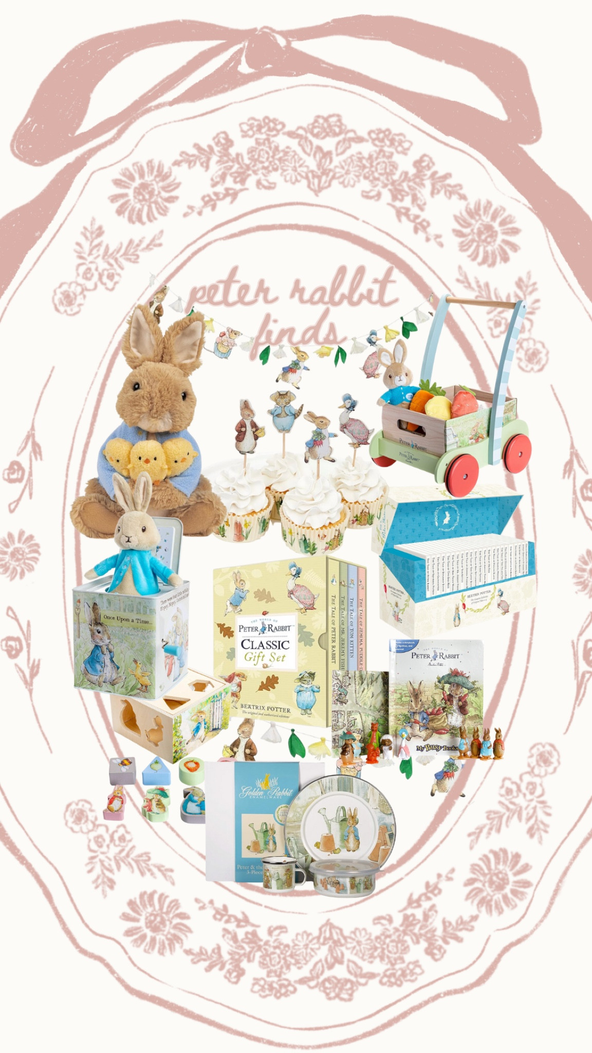 Peter rabbit finds 🫶🏼 perfect for all year round & especially amazing for Easter gifts and decor 🐇

#LTKKids #LTKSeasonal #LTKBaby