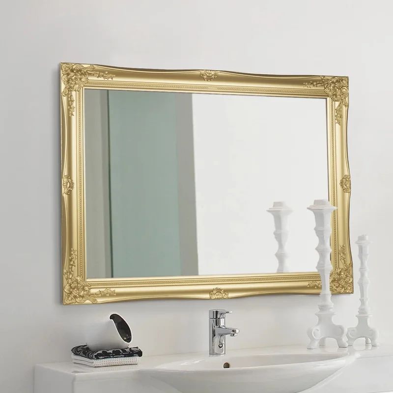 Colena Rectangle Wood Wall Mirror | Wayfair North America