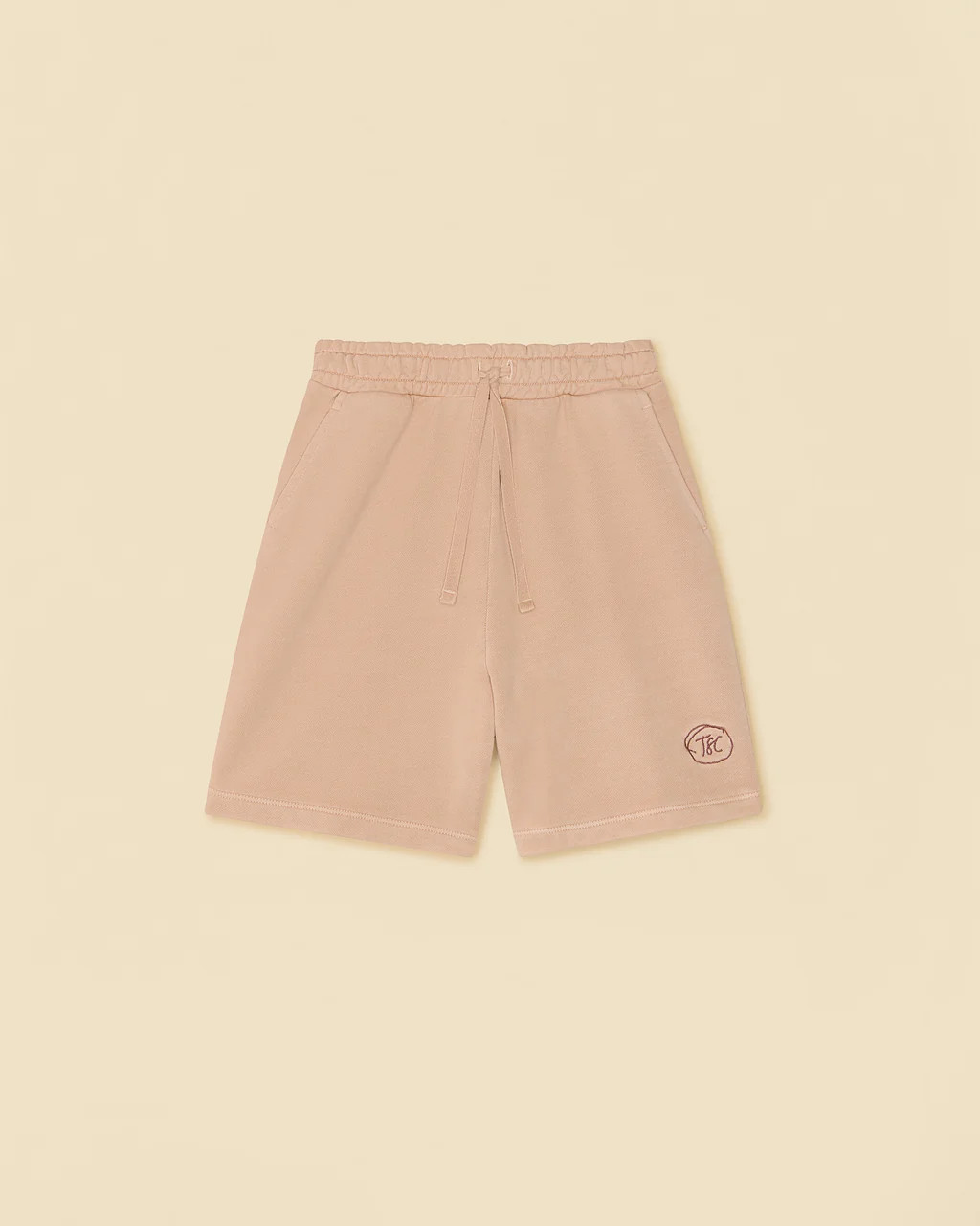 Natural Dye Everyday Shorts in Latte | The Sunday Collective