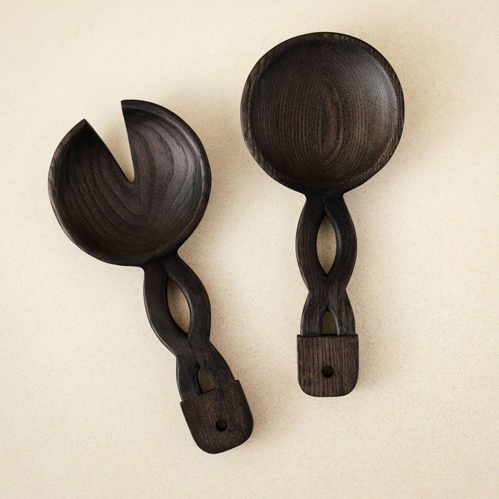 2pc Ash Wood Carved Serving Set - Opalhouse™ designed with Jungalow™ | Target