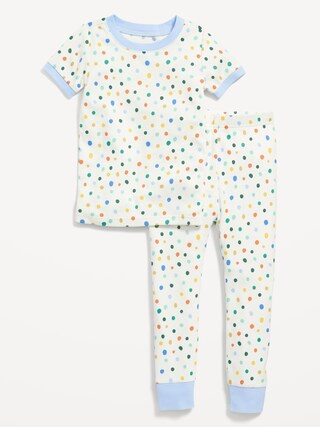 Unisex Snug-Fit Matching Print Pajama Set for Toddler & Baby | Old Navy (US)