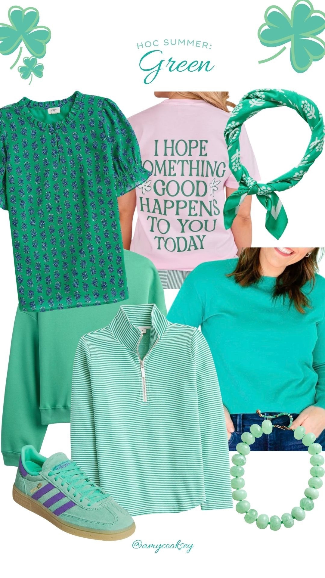 St. Patrick’s Day GREEN for #HOCSUMMERS

#HOCSummer #JadeGreen #SummerAccessories #SeasonalFinds 

#LTKspring #LTKspringtrends #LTKSeasonal