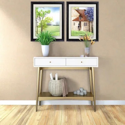 Modern Minimalist Solid Wood Console Table | Wayfair North America