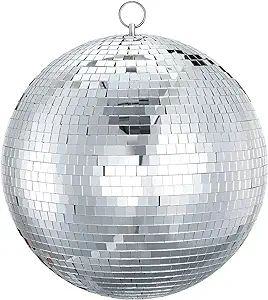 Mirror Disco Ball Sumono 12 Inch Mirror Ball Lightning Ball with Hanging Ring for DJ Club Stage B... | Amazon (US)