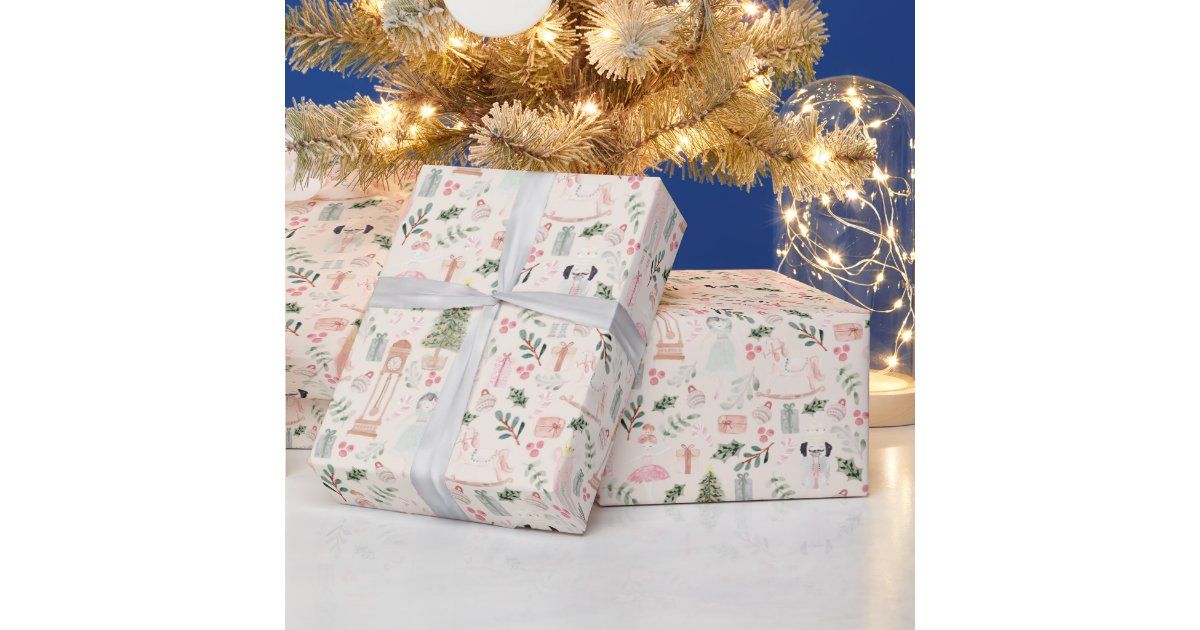 The nutcracker Christmas holiday Wrapping Paper | Zazzle | Zazzle