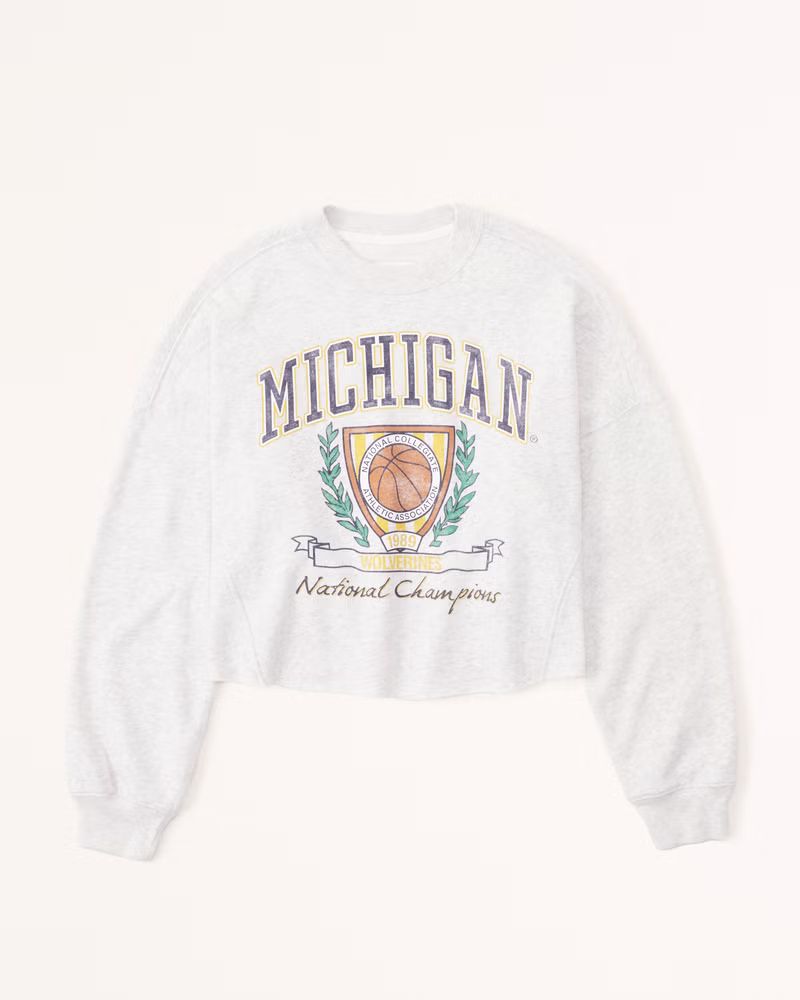 Michigan College Cutoff Crew | Abercrombie & Fitch (US)