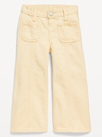 High-Waisted Baggy Mariner Wide-Leg Jeans for Toddler Girls | Old Navy | Old Navy (US)