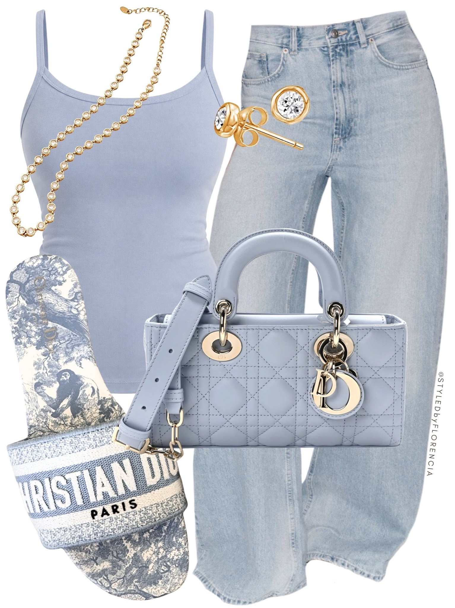 light blue monochrome moment💙✨