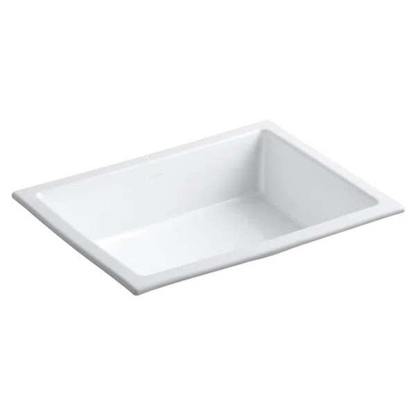 Verticyl Rectangular Undermount Bathroom Sink with Overflow | Wayfair North America