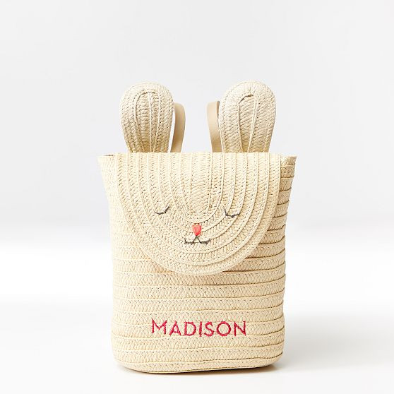 Raffia Bunny Backpack | Mark and Graham