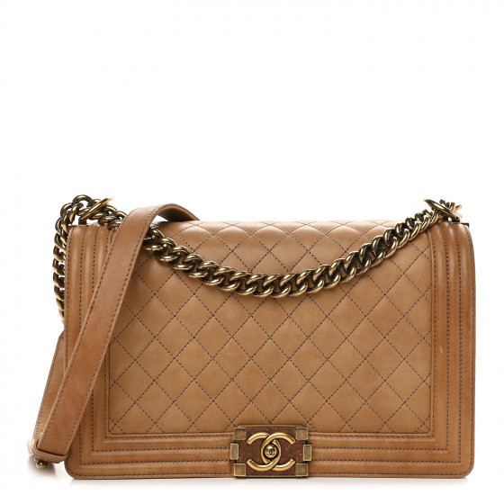 CHANEL

Calfskin New Medium Boy Flap Light Brown | Fashionphile