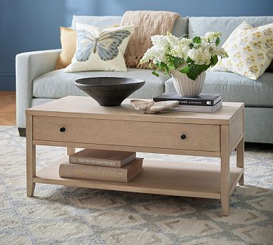 Rylee Rectangular Coffee Table (42") | Pottery Barn (US)