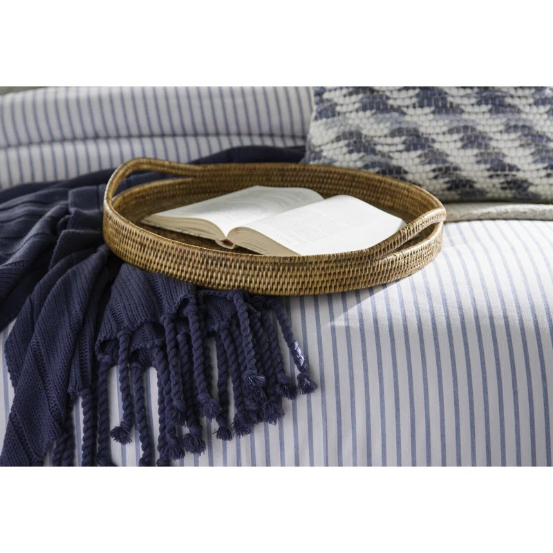 Marionville Rattan Tray | Wayfair North America