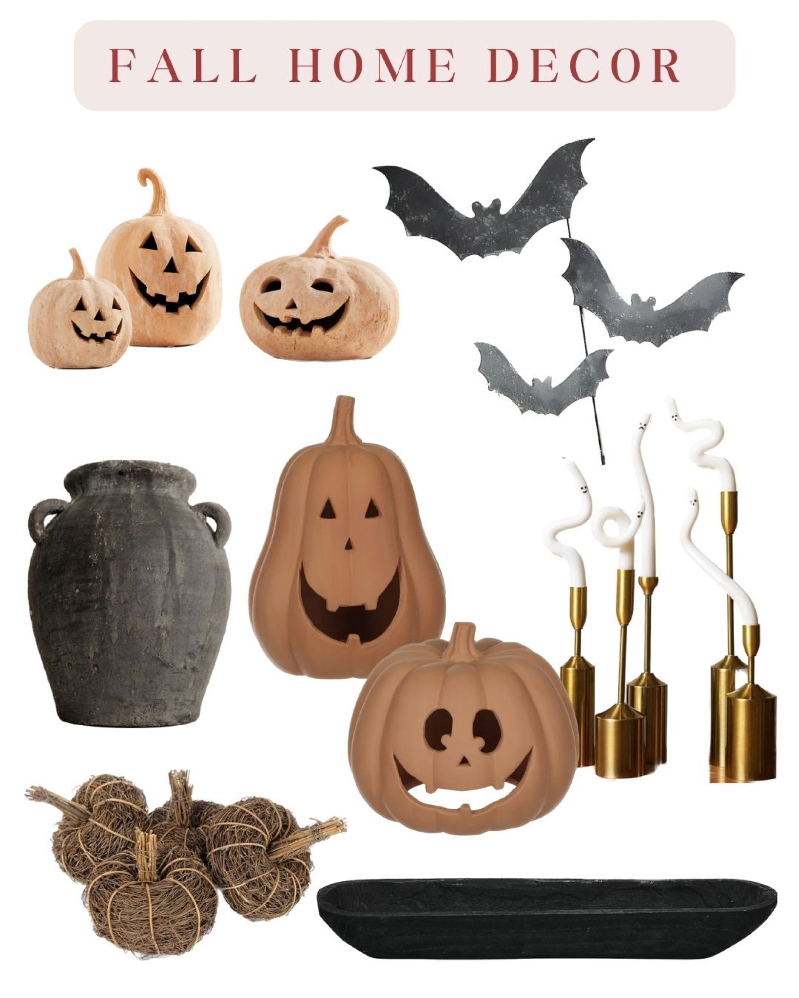Fall and Halloween home decor! 🍂 

Pumpkins, organic fall home decor, neutral Halloween decorations 

#LTKstyletip #LTKhome #LTKSeasonal