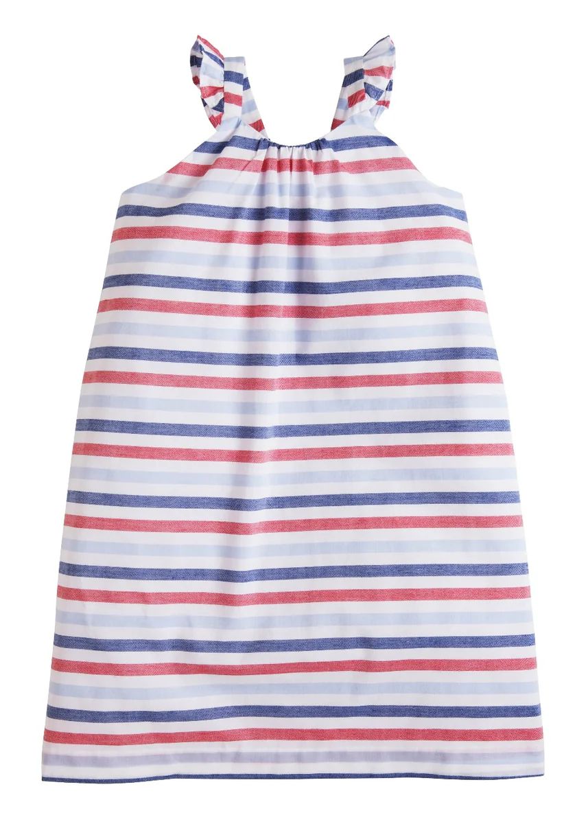 Sunny Dress - Patriotic Stripe | Little English