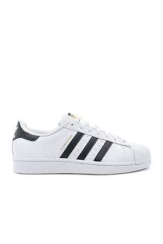 adidas Originals Superstar Foundation in White & Black & White from Revolve.com | Revolve Clothing (Global)