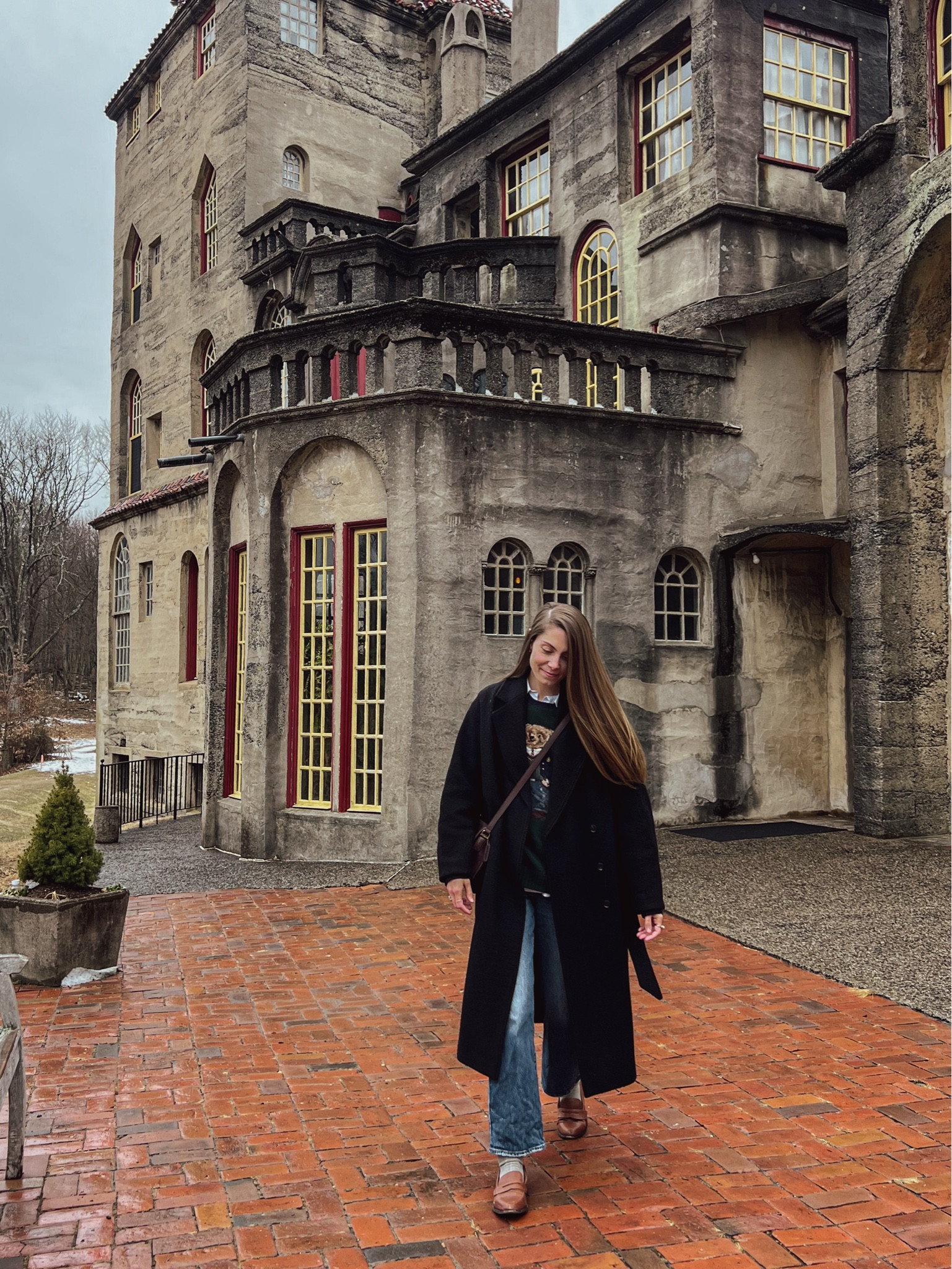 Polo bear sweater, polo Ralph Lauren, Levi’s, preppy, wool coat, winter fashion, winter outfit, loafers, classic style 

#LTKStyleTip #LTKShoeCrush #LTKItBag