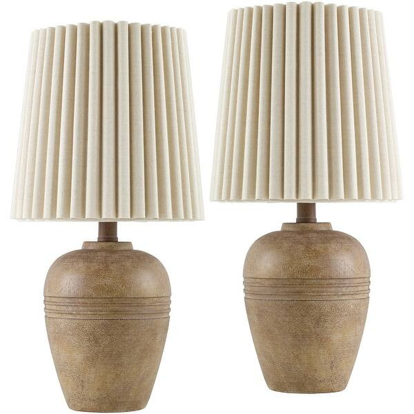 Livabliss Kakisa Global Accent Table Lamp (Set of 2) - Brown | Bed Bath & Beyond