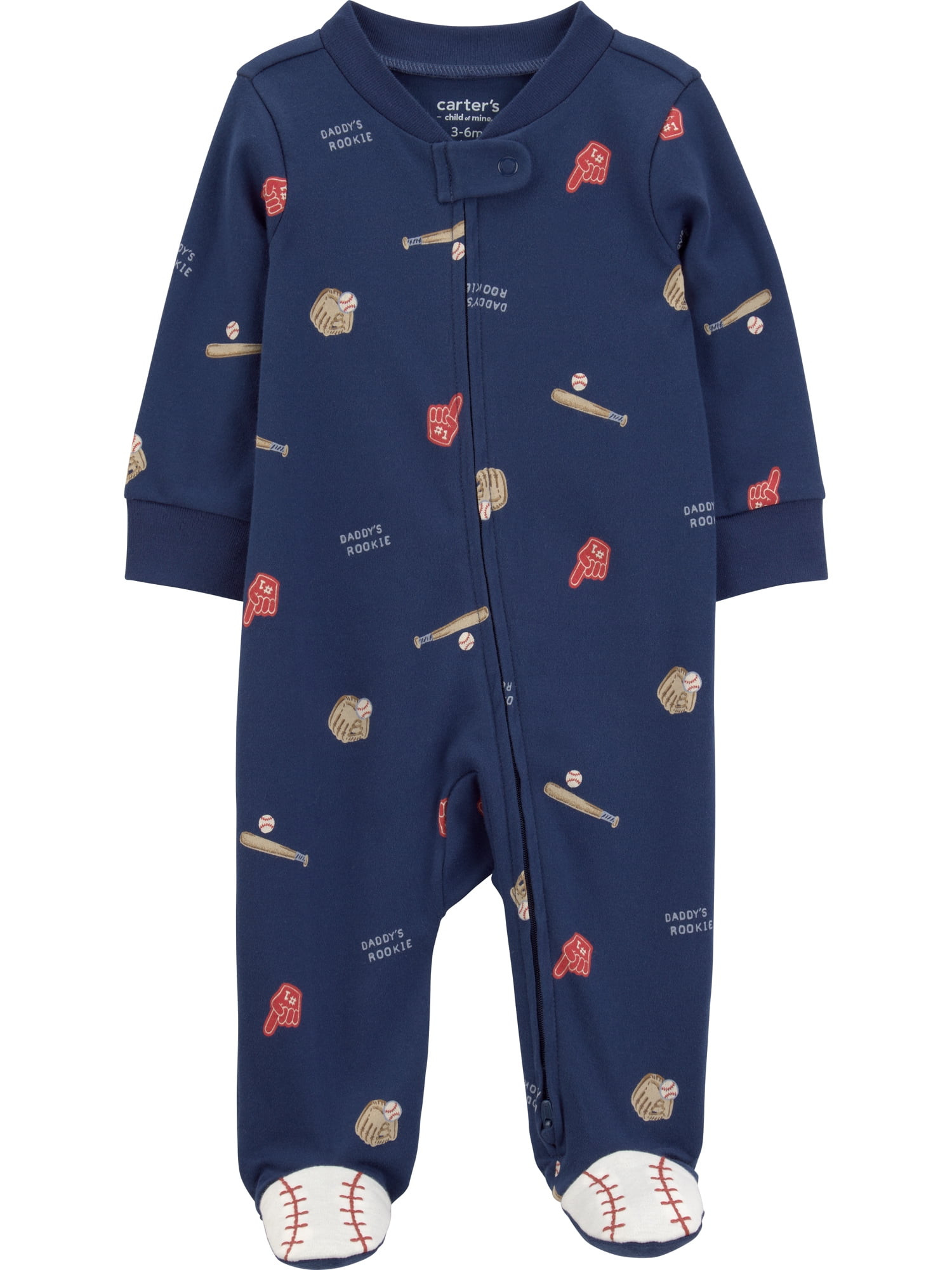 Carter's Child of Mine Baby Boy Sleep 'N Play, One-Piece, Sizes Premie-6/9 Months | Walmart (US)