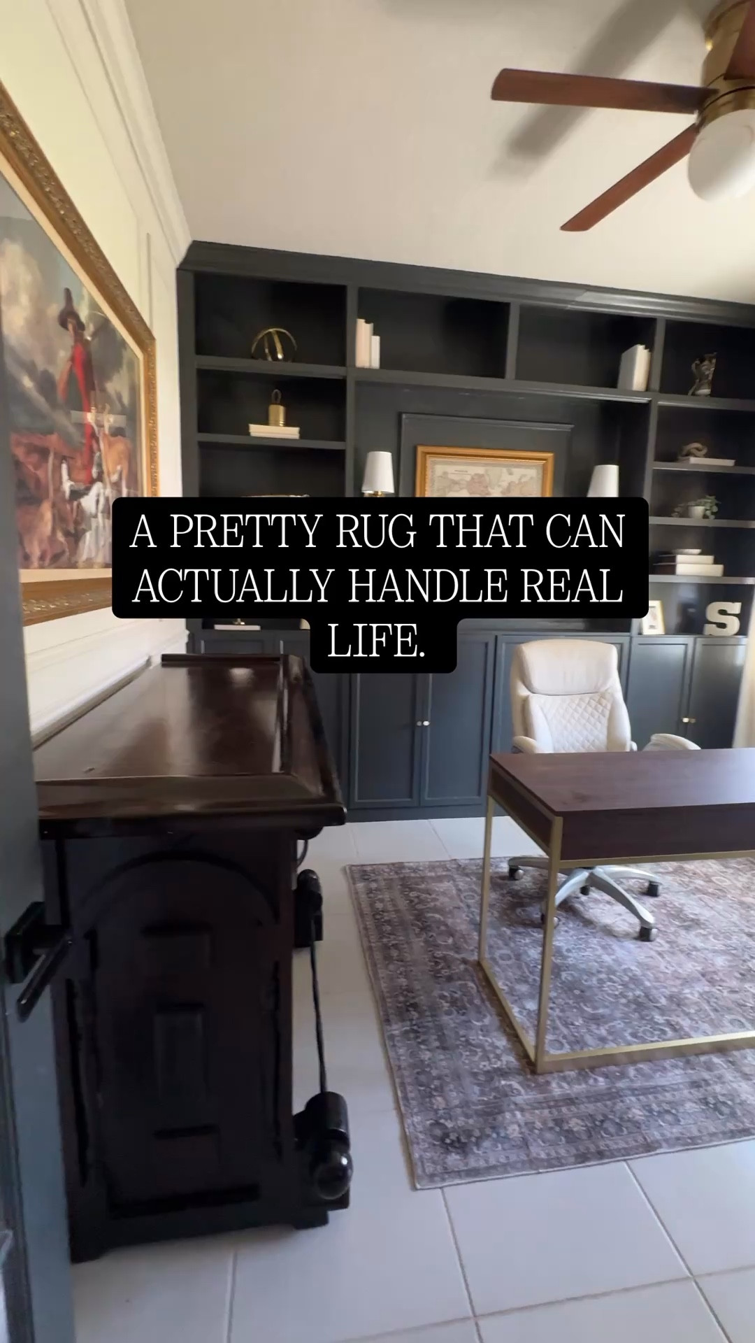 If you’ve got kids or pets… this rug is it 🤎

Soft, easy to clean, machine washable & stays in place. The 5x7 vintage brown design goes with everything and really pulls the space together ✨

#LTKSaleAlert #LTKHome #LTKmomlife