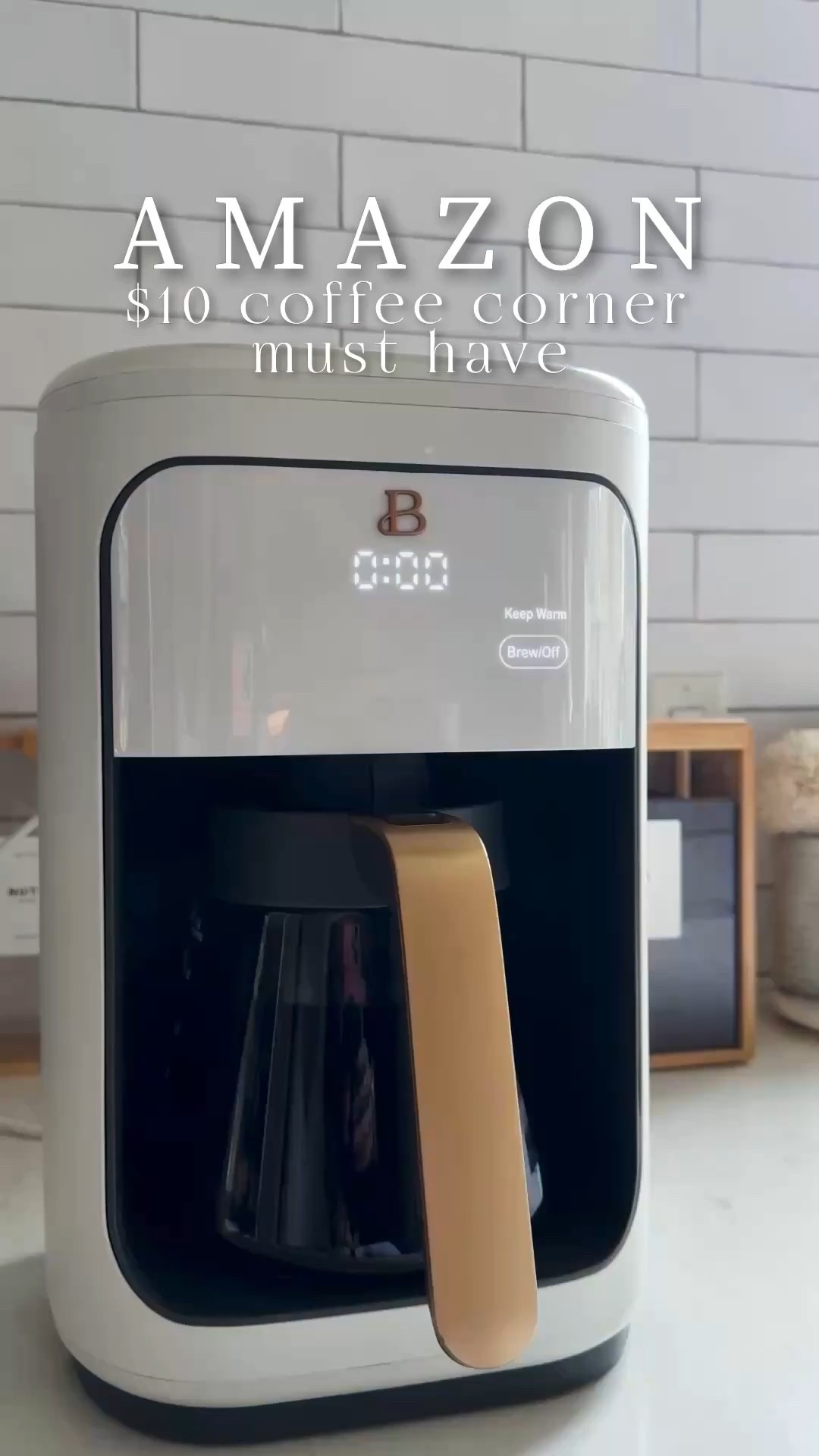 The coffee corner must have from Amazon! Perfect combo for the kitchen! #amazonhome #coffeebar #amazonfinds

#LTKHome #LTKSaleAlert #LTKSeasonal