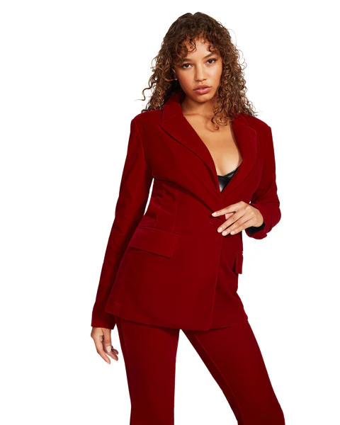 HARLOW BLAZER RED | Steve Madden (US)