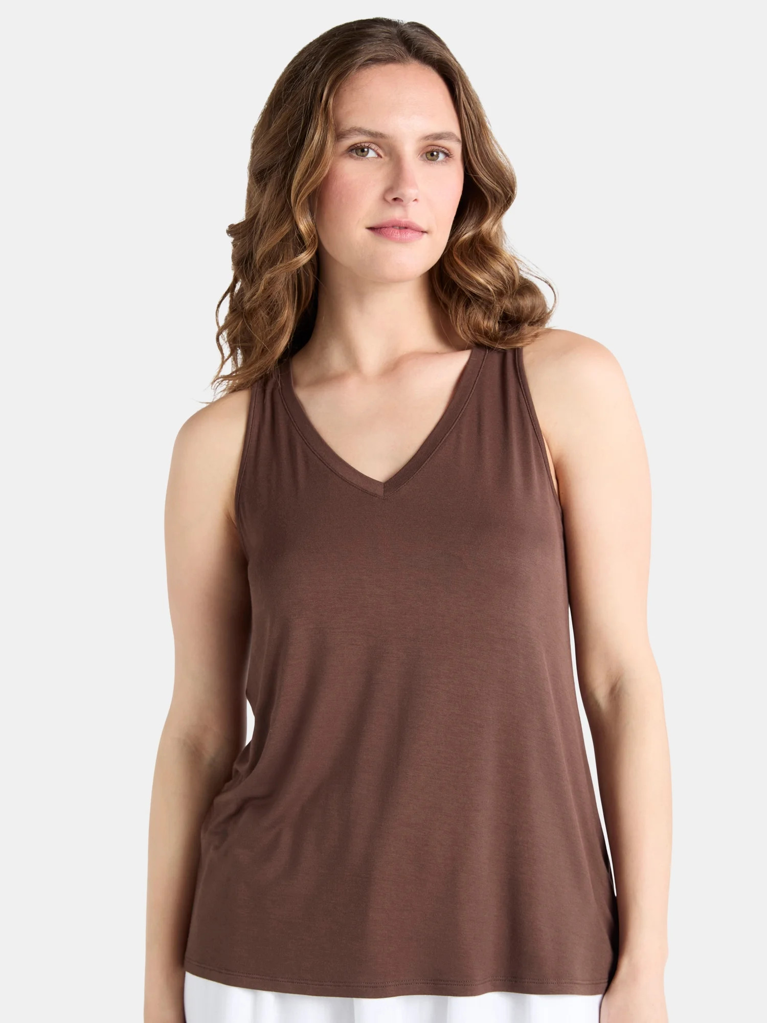Time and Tru Women's High Low Tank Top, Sizes XS-XXXL | Walmart (US)