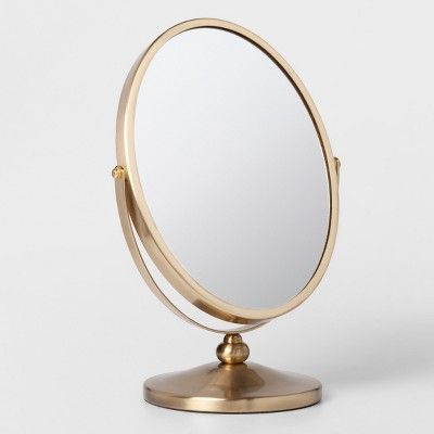 Oval Vanity Mirror Brass - Threshold™ | Target