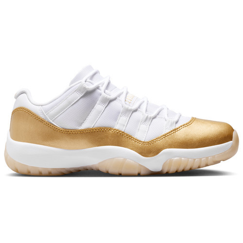 Jordan Womens Jordan Retro 11 Low - Womens Basketball Shoes White/Gold Size 10.0 | Foot Locker (US)