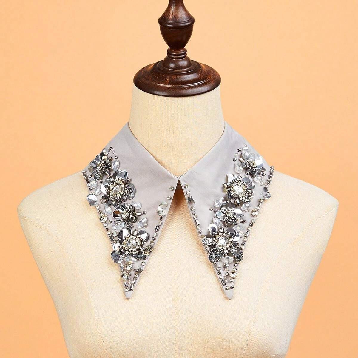 New Premium Handmade Beaded Collar, Versatile & Fashionable For Women | SHEIN