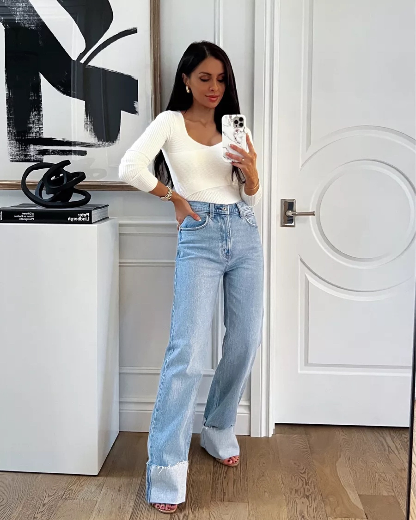 Abercrombie spring sale - 15% off Abercrombie wide cuff jeans 

#LTKSeasonal #LTKsalealert #LTKfindsunder100