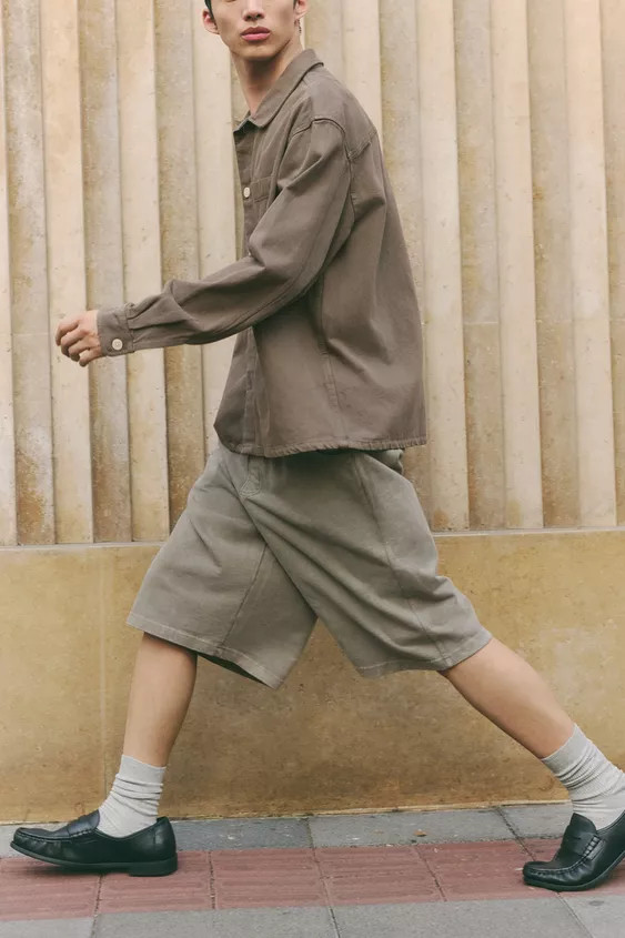 LEATHER PENNY STRAP LOAFERS | Zara UK