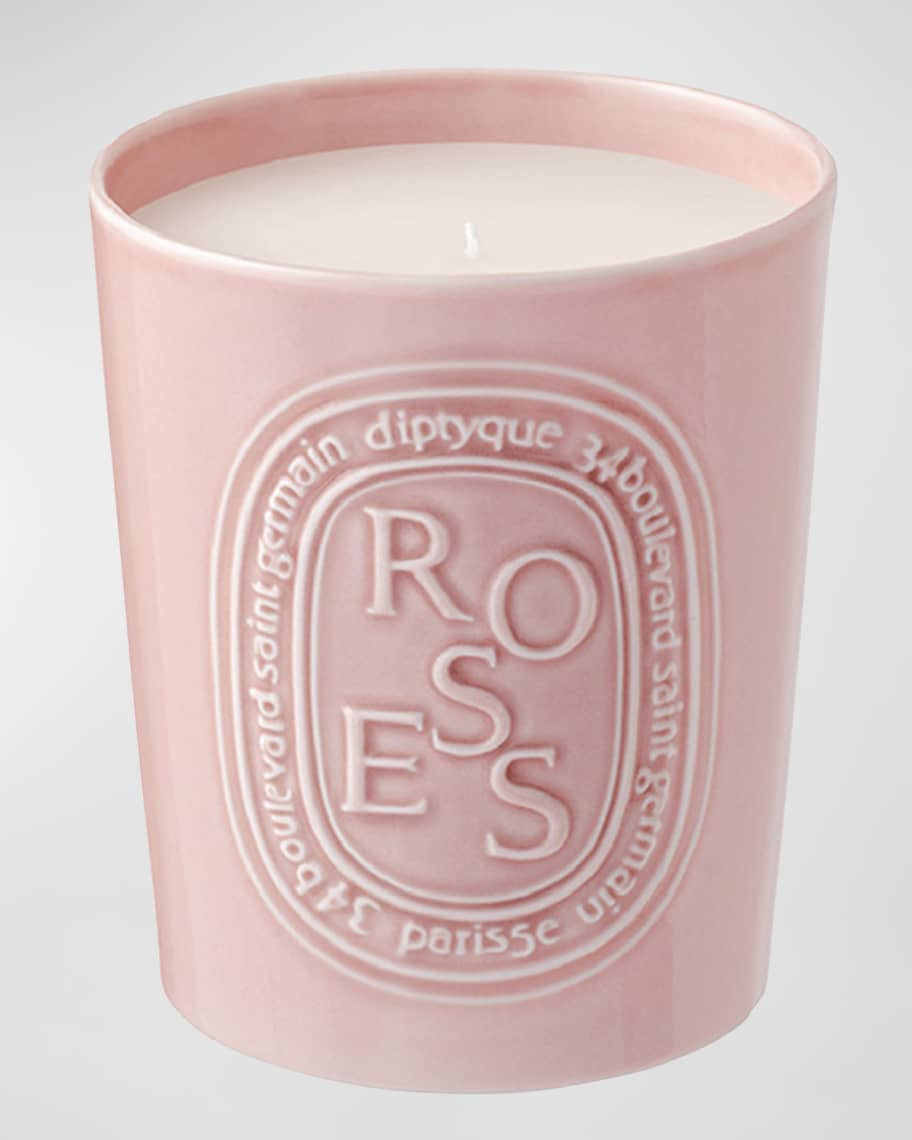 Diptyque Roses Scented Pink Candle, 21.2 oz. | Neiman Marcus