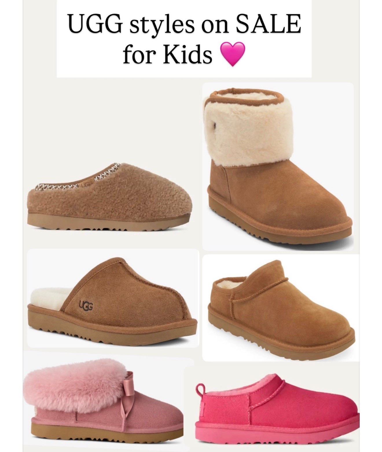 UGG Styles for Kids are on SALE ❤️💜🩷

#LTKSaleAlert #LTKKids