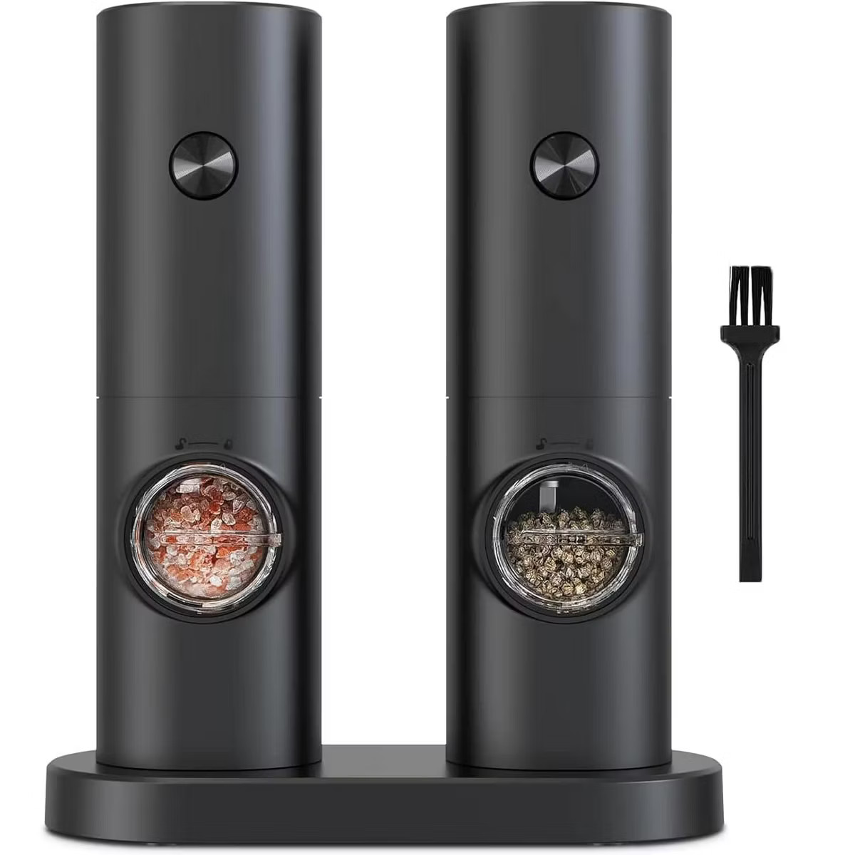 MOVSSOU Salt and Pepper Grinder Set Adjustable Coarseness Automatic Battery Powered | Target
