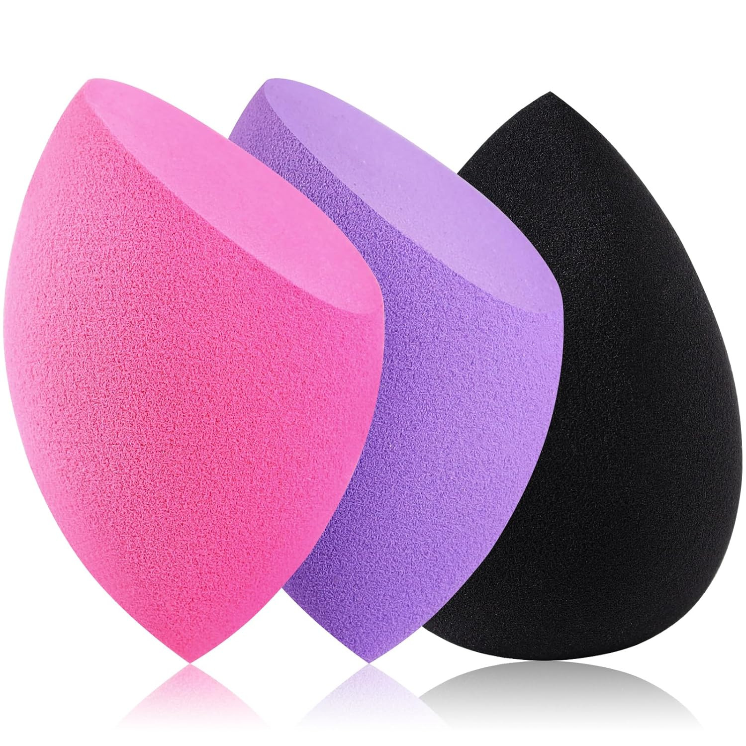 Foonbe 3Pcs Soft Makeup Sponges Set for Liquid Foundation, Cream, and Powder, Latex Free Blender ... | Amazon (US)