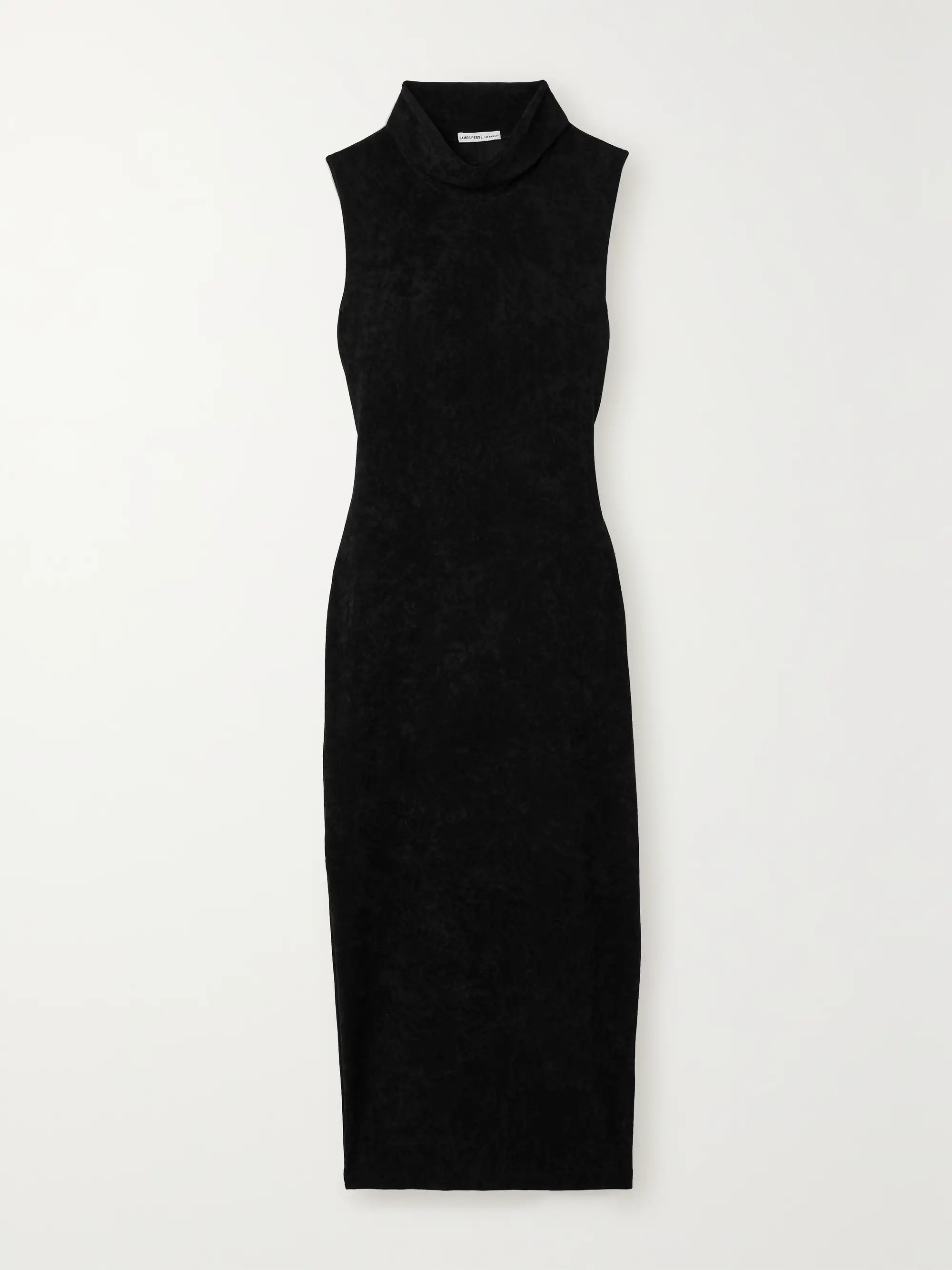 Stretch-velvet turtleneck midi dress | NET-A-PORTER (US)