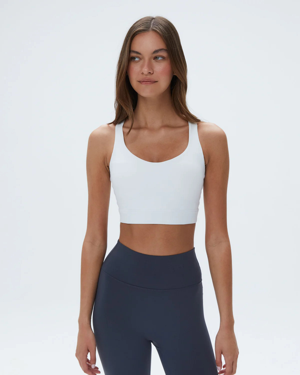 Ultimate Cross Back Bra - White | Adanola UK