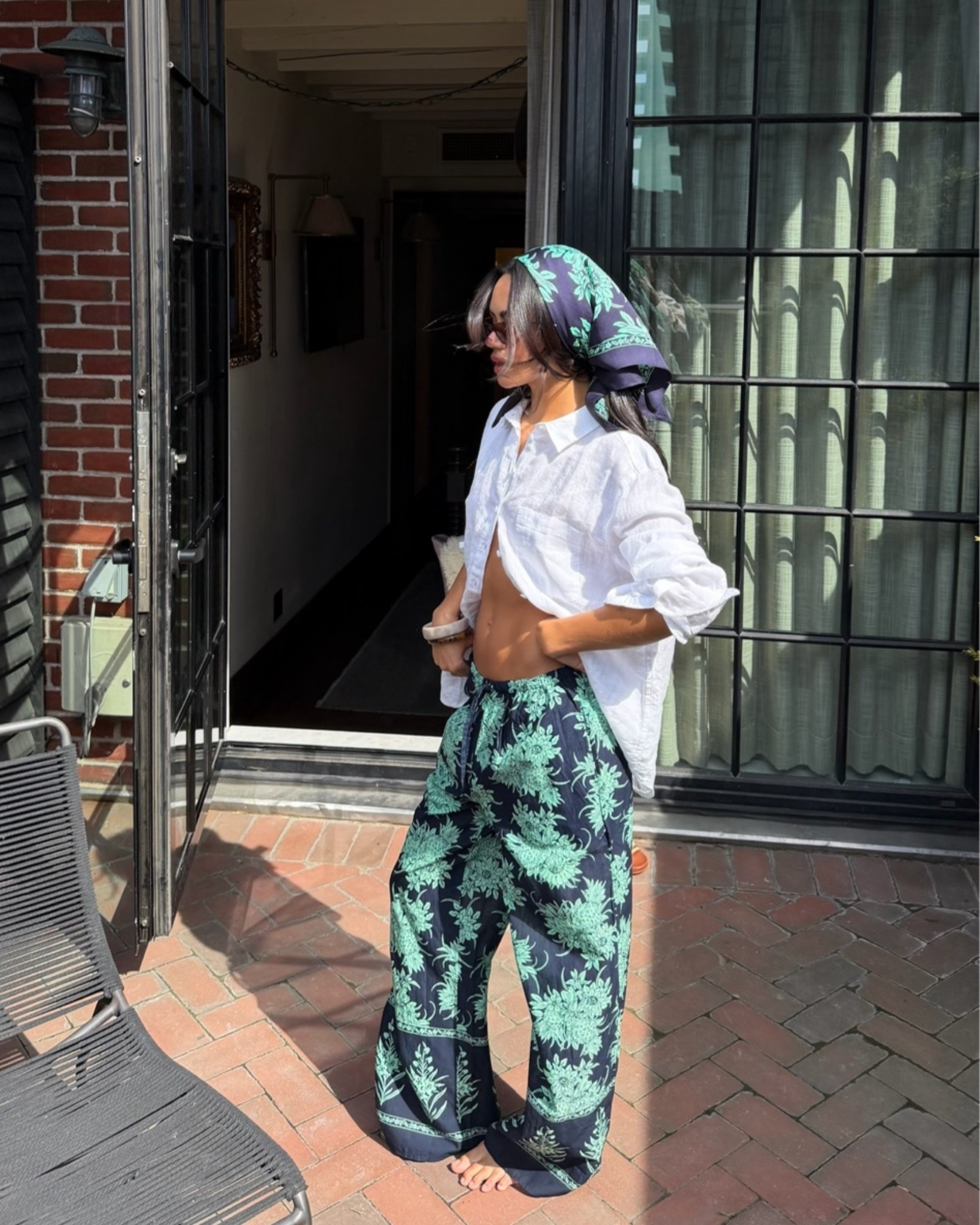 J crew white button up + beach pant & scarf #ootd

#LTKdayinmylife #LTKootd #LTKSwim