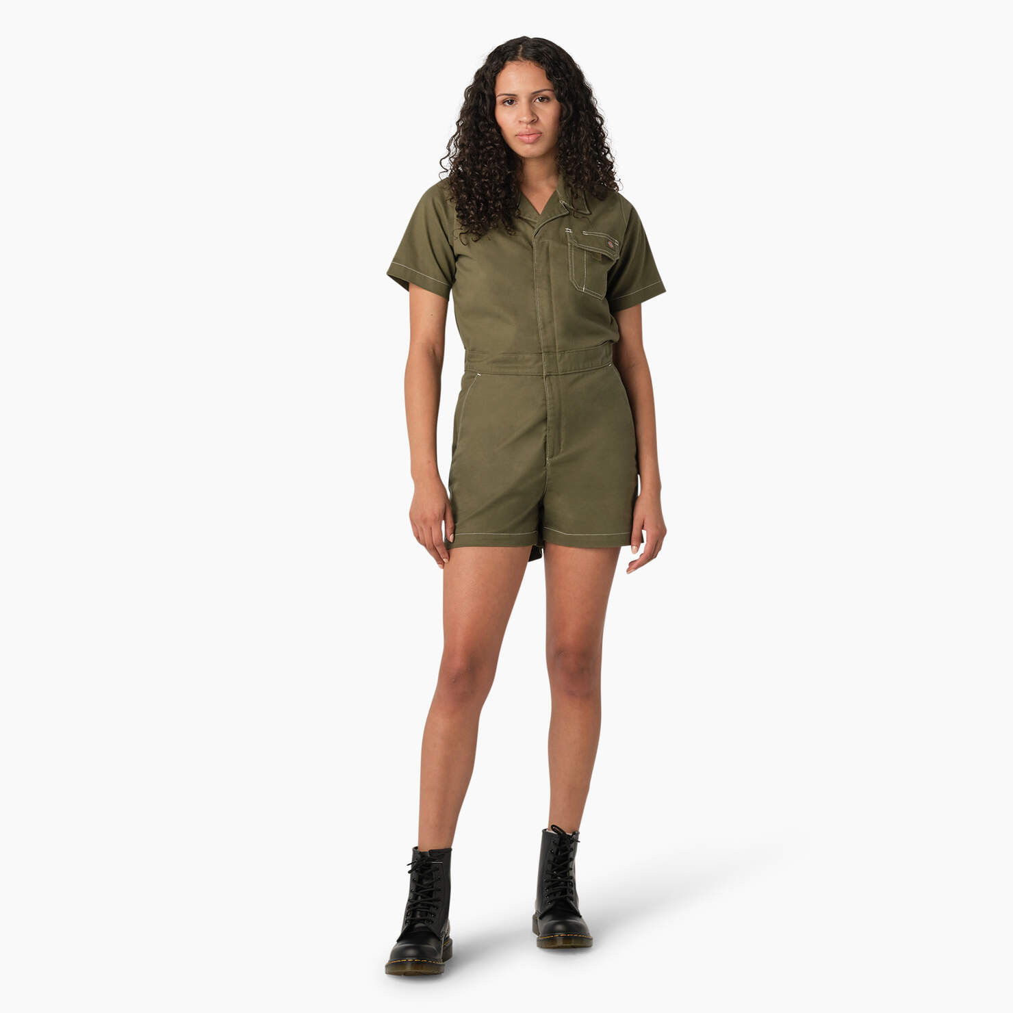 Women's Regular Fit Ripstop Shortalls - Dickies US | Dickies
