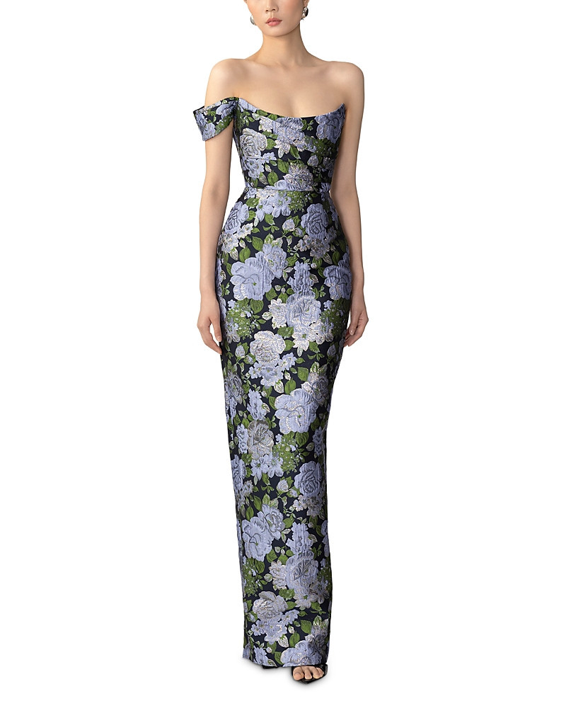 Sau Lee Jackson Jacquard Gown | Bloomingdale's (US)