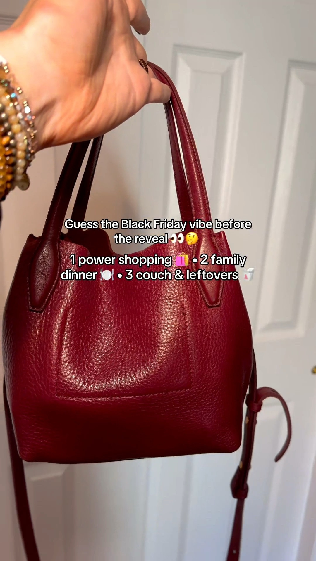 Guess the vibe before the reveal 👀
1 power shopping • 2 family dinner • 3 couch & leftovers 🥡
#guesstheoutfit #ootd  #blackfridaystyle 

#LTKootd #LTKgrwm #LTKMidsize