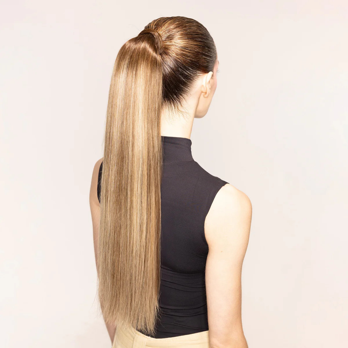 "The Ponytail" 2.0 by Bellami x Andrew Fitzsimons, Dirty Brunette High | Bellami Hair