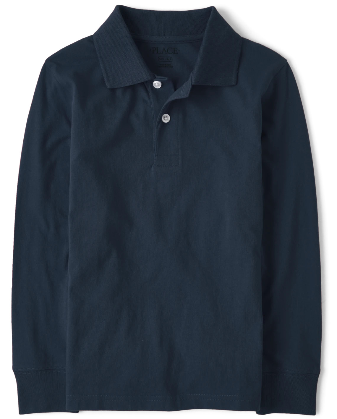Boys Uniform Soft Jersey Polo - blue | The Children's Place